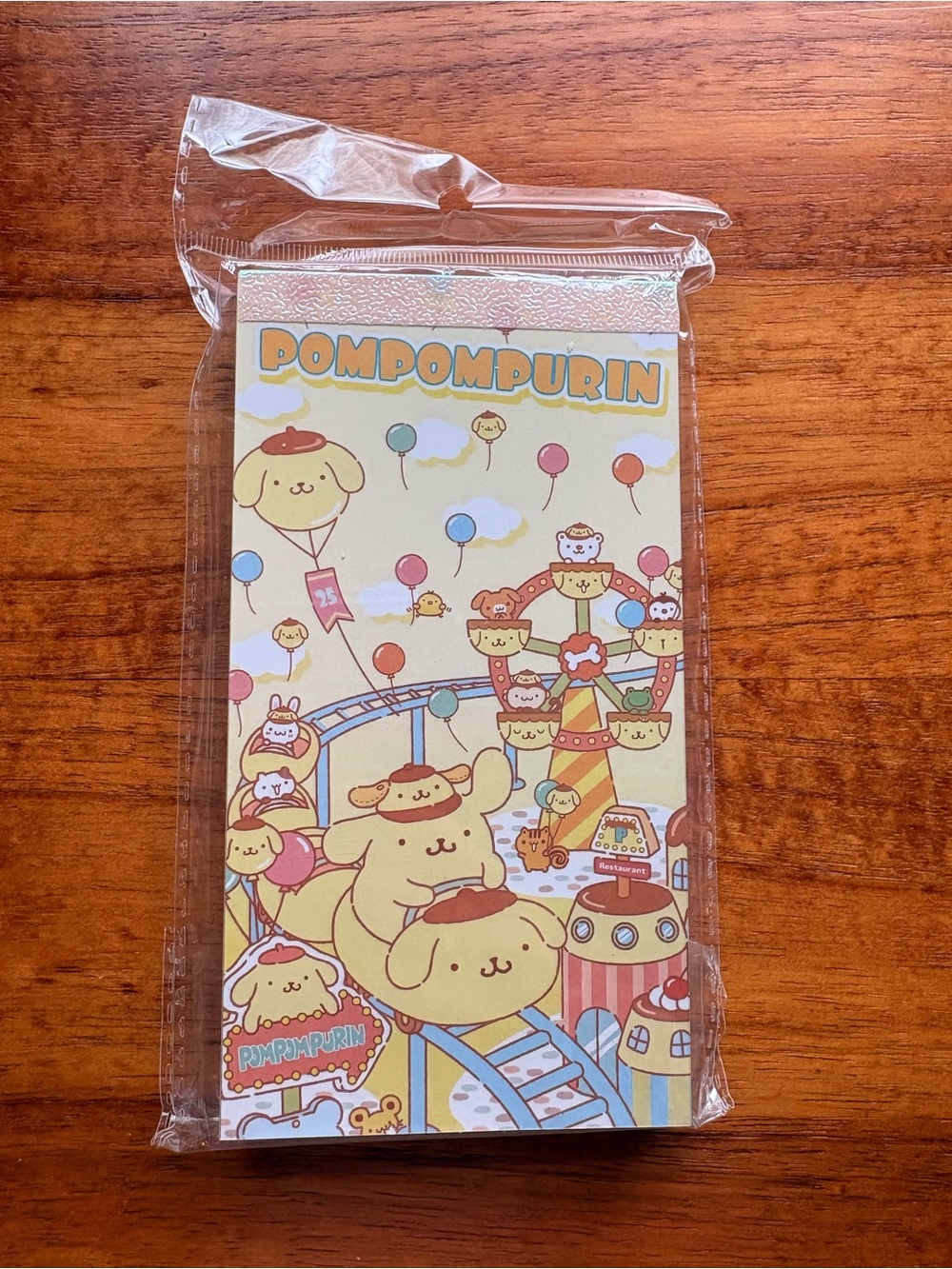 Pompompurin irridescent fun mini notebook.